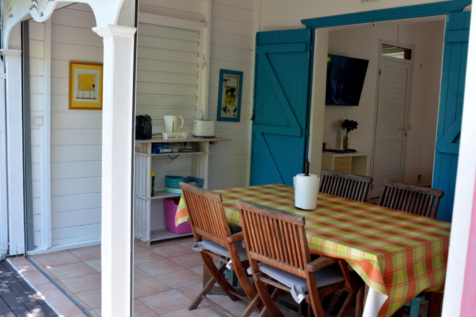 Bungalow La Papaye Bleue Residence Acces Piscine & Plage Saint-Francois  Luaran gambar
