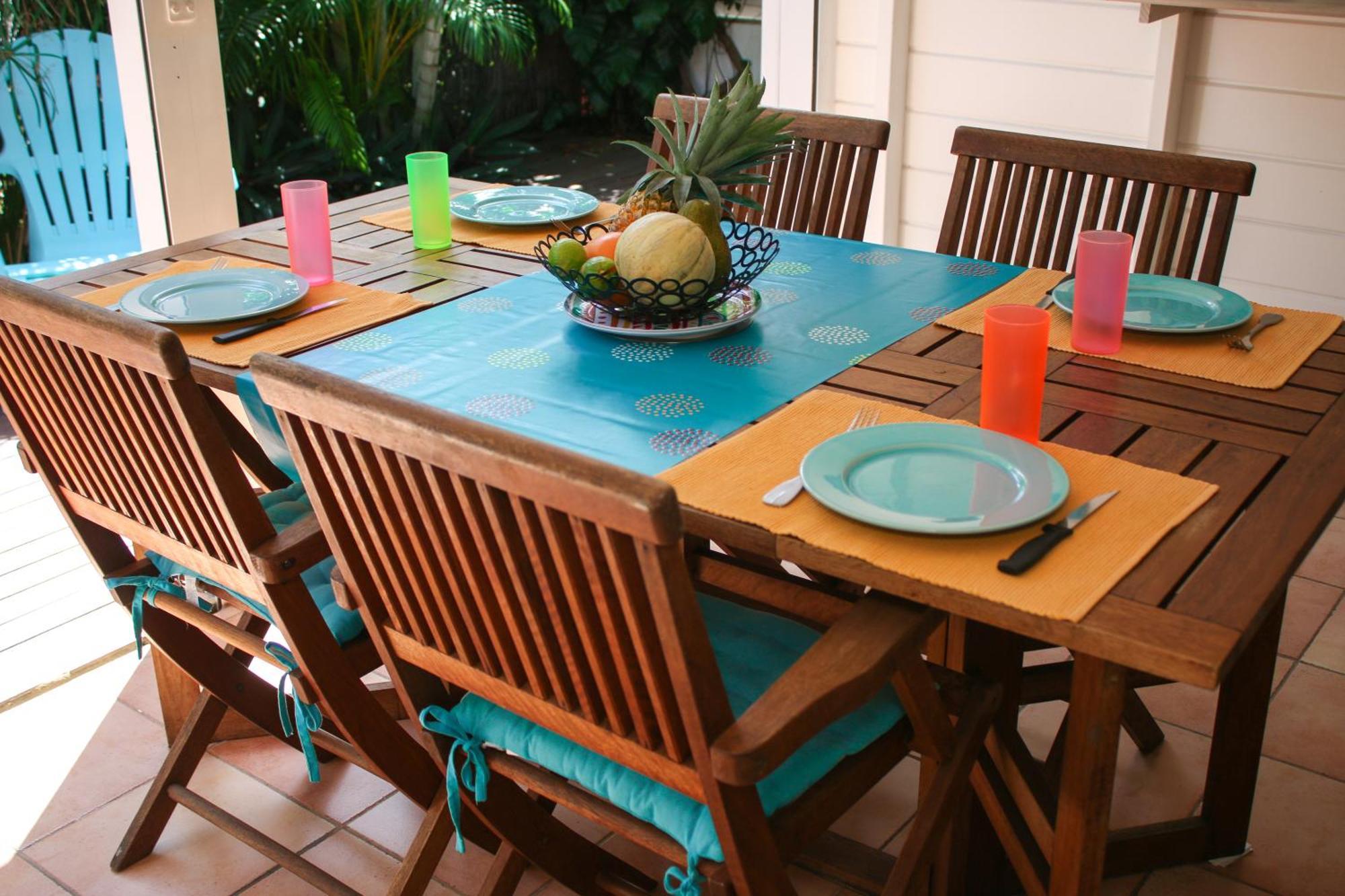 Bungalow La Papaye Bleue Residence Acces Piscine & Plage Saint-Francois  Luaran gambar