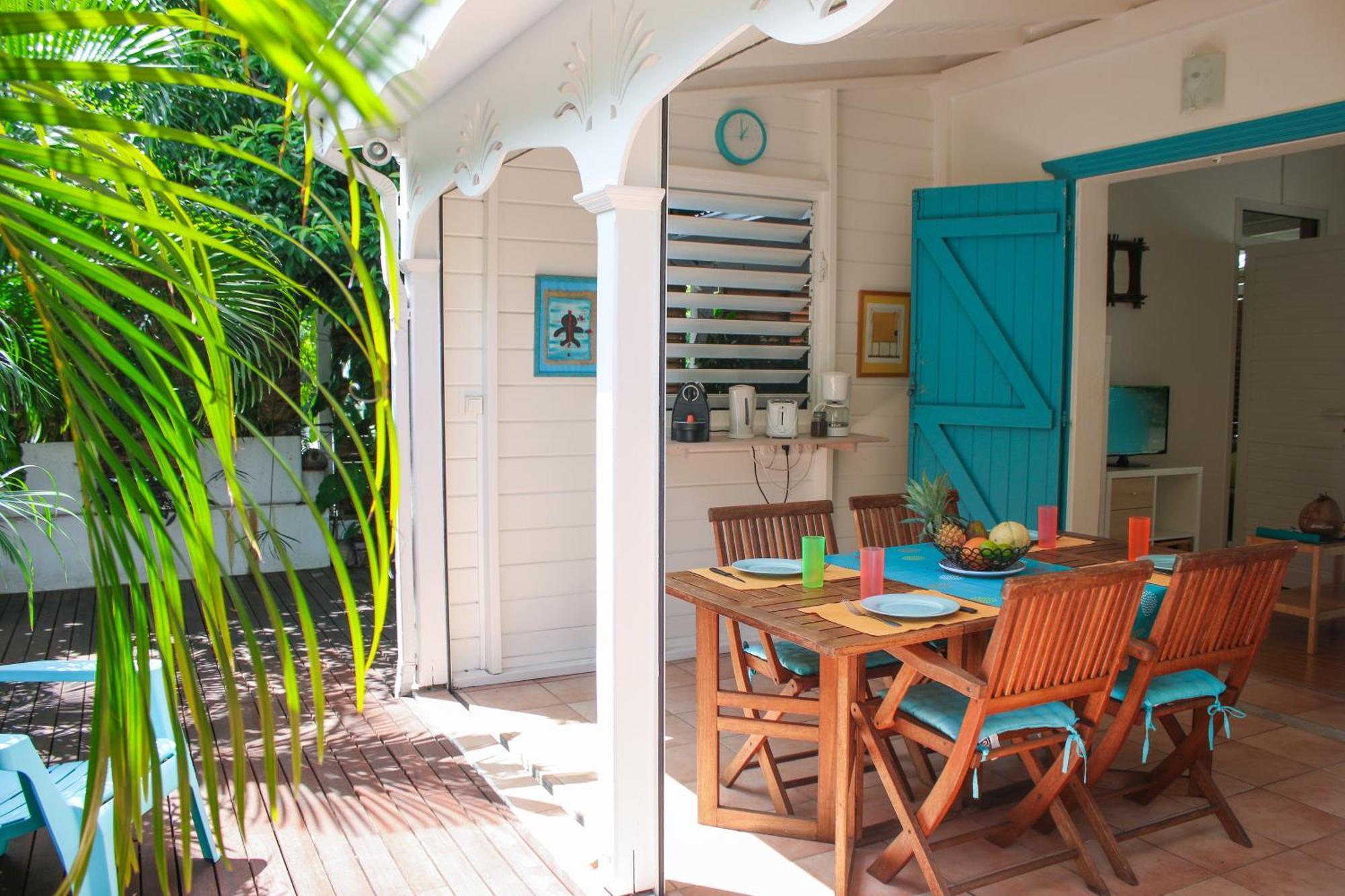Bungalow La Papaye Bleue Residence Acces Piscine & Plage Saint-Francois  Luaran gambar
