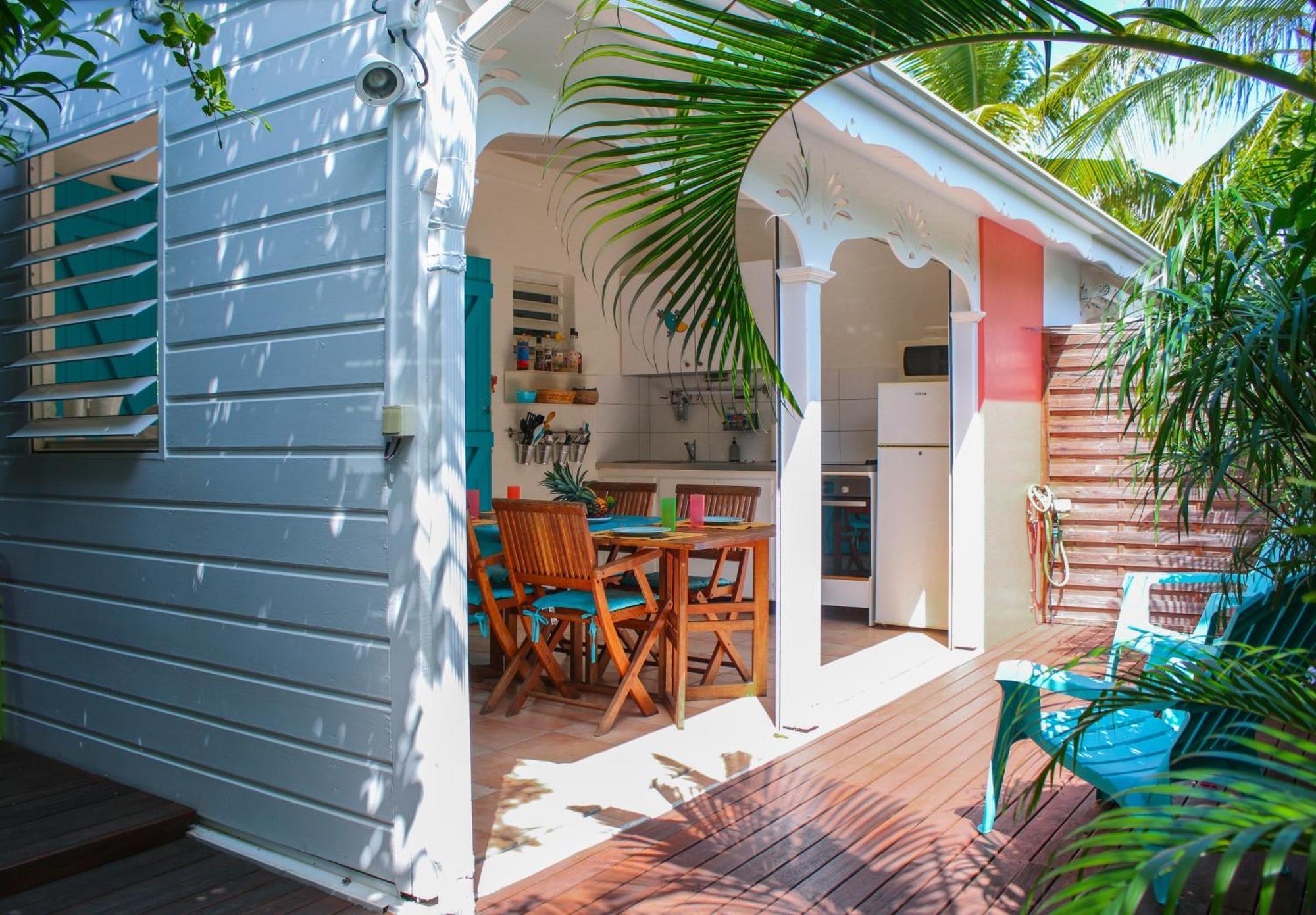 Bungalow La Papaye Bleue Residence Acces Piscine & Plage Saint-Francois  Luaran gambar
